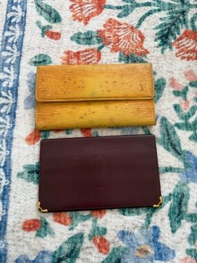Louis Vuitton and Cartier Wallets